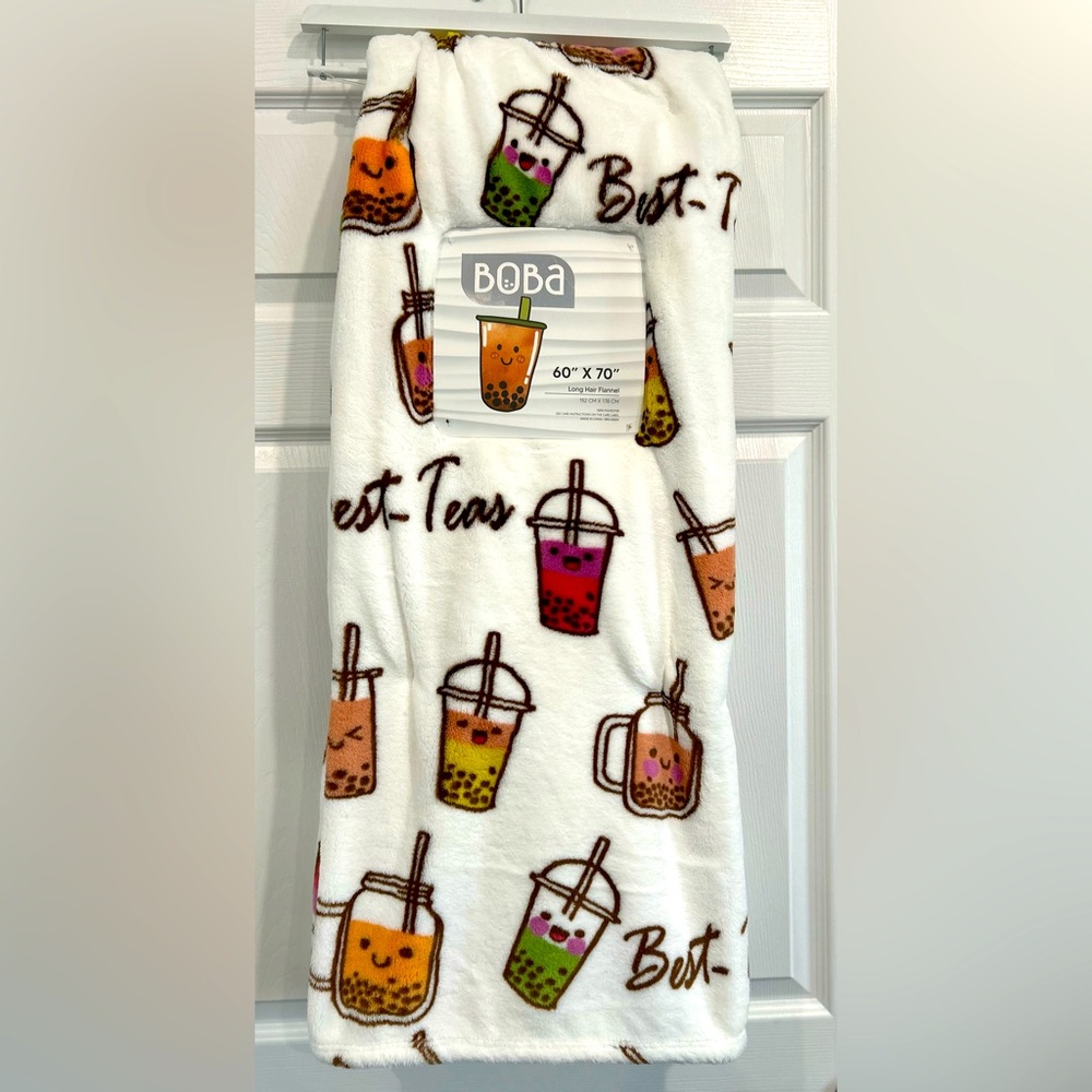 Boba ‘Best-Tea’ throw NWT